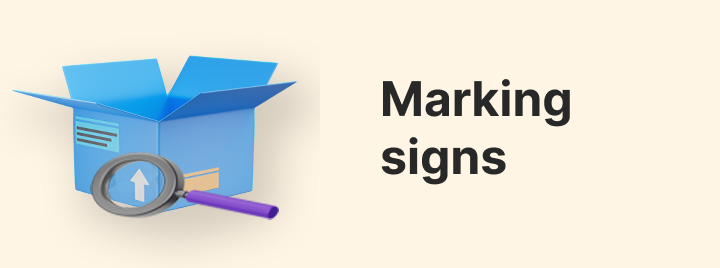 Marking signs: What is this and what is this for?